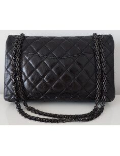 SAC CHANEL 2.55 ALL BLACK 2