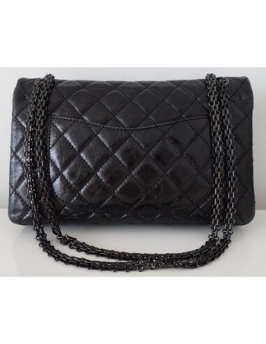 SAC CHANEL 2.55 ALL BLACK