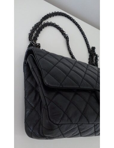 SAC CHANEL 2.55 ALL BLACK
