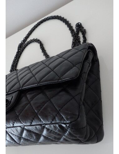 SAC CHANEL 2.55 ALL BLACK