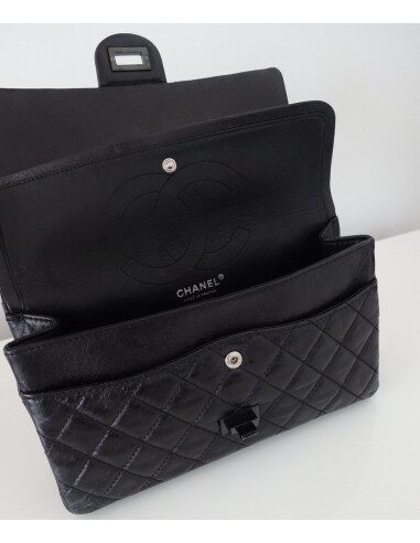 SAC CHANEL 2.55 ALL BLACK