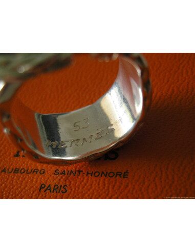 BRACELET ET BAGUE HERMES SELLIER