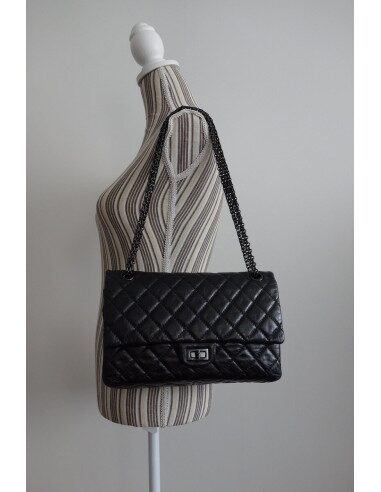 SAC CHANEL 2.55 ALL BLACK