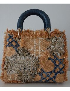 SAC LADY DIOR TWEED ET CROCODILE 2