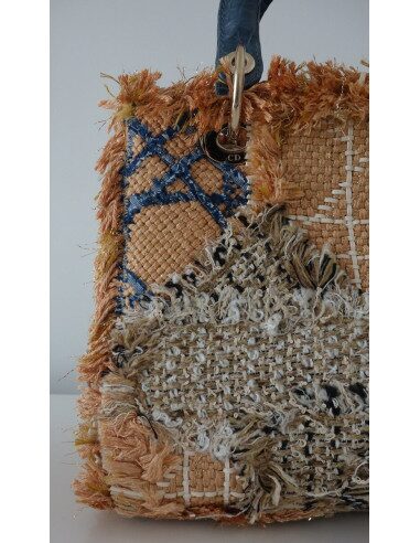 SAC LADY DIOR TWEED ET CROCODILE