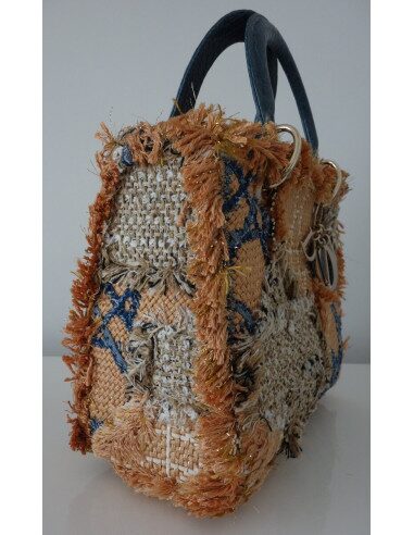 SAC LADY DIOR TWEED ET CROCODILE