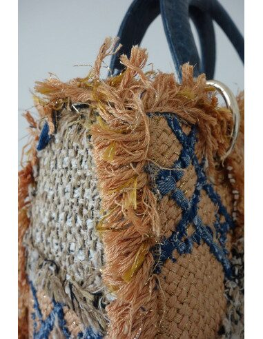 SAC LADY DIOR TWEED ET CROCODILE