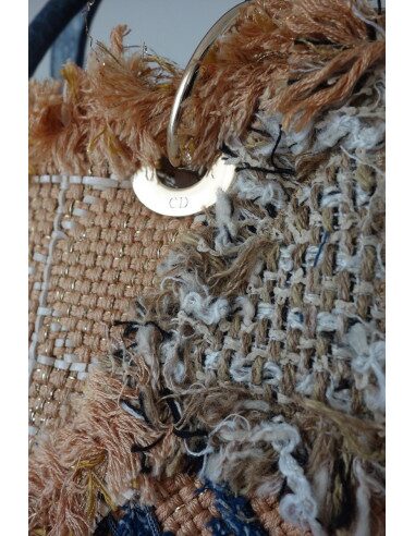 SAC LADY DIOR TWEED ET CROCODILE
