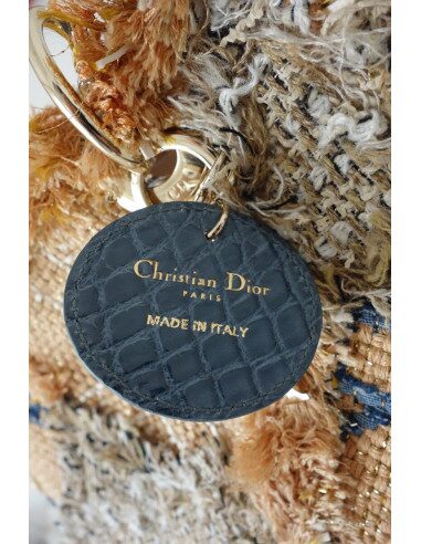 SAC LADY DIOR TWEED ET CROCODILE