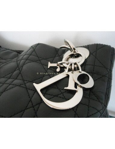 SAC LADY DIOR EAST WEST NOIR