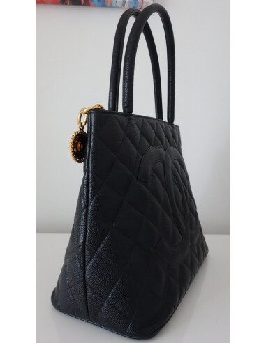 SAC CHANEL MEDAILLON NOIR