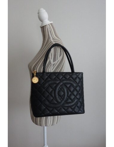 SAC CHANEL MEDAILLON NOIR