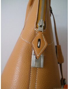 SAC HERMES BOLIDE 35 COULEUR COGNAC 2