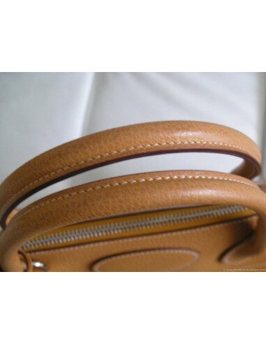 SAC HERMES BOLIDE 35 COULEUR COGNAC