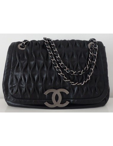 SAC CHANEL CUIR NOIR JUMBO