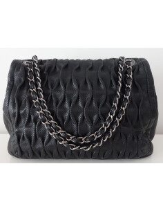 SAC CHANEL CUIR NOIR JUMBO 2