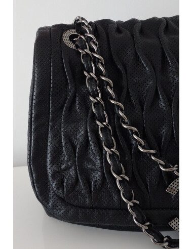 SAC CHANEL CUIR NOIR JUMBO