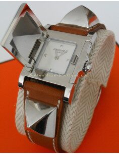 MONTRE HERMES MEDOR ACIER BRACELET BARENIA