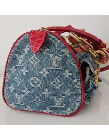 SAC NEO SPEEDY VUITTON JEAN ET CROCODILE