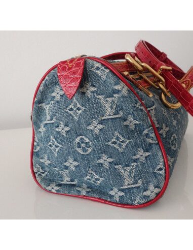 SAC NEO SPEEDY VUITTON JEAN ET CROCODILE