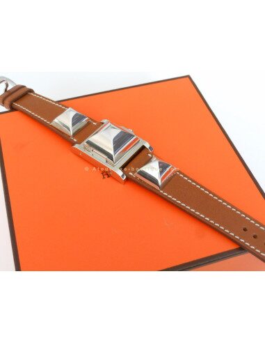 MONTRE HERMES MEDOR ACIER BRACELET BARENIA