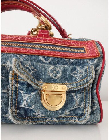 SAC NEO SPEEDY VUITTON JEAN ET CROCODILE