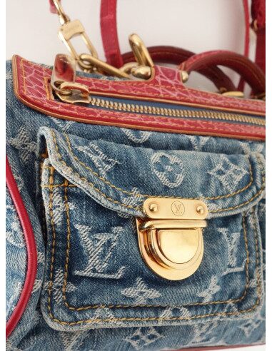 SAC NEO SPEEDY VUITTON JEAN ET CROCODILE