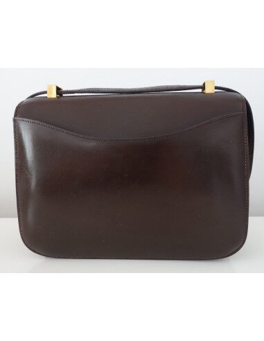 SAC HERMES CONSTANCE MARRON