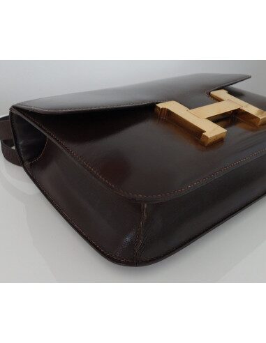 SAC HERMES CONSTANCE MARRON