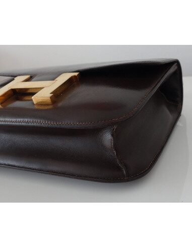 SAC HERMES CONSTANCE MARRON