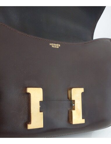 SAC HERMES CONSTANCE MARRON