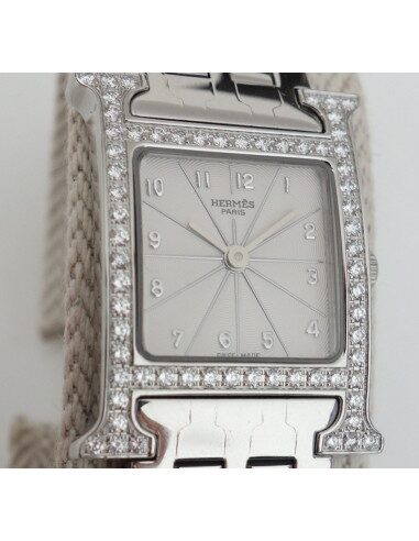 MONTRE HERMES HEURE H DIAMANTS POUR DAME