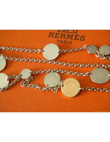 SAUTOIR ET BRACELET CLOU DE SELLE HERMES