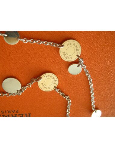SAUTOIR ET BRACELET CLOU DE SELLE HERMES