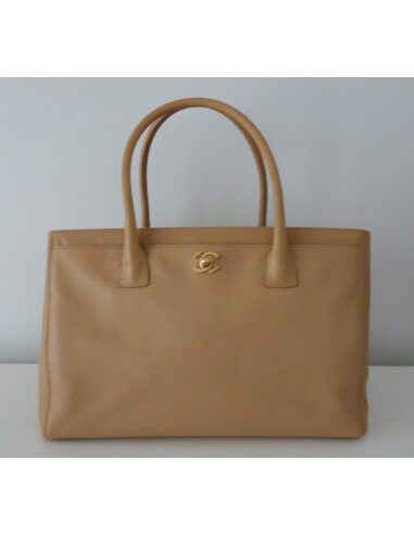 SAC CHANEL SHOPPING BEIGE