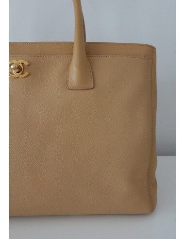 SAC CHANEL SHOPPING BEIGE