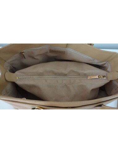 SAC CHANEL SHOPPING BEIGE