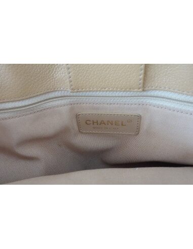 SAC CHANEL SHOPPING BEIGE