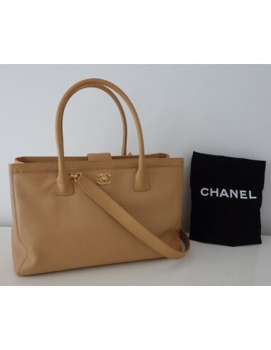 SAC CHANEL SHOPPING BEIGE