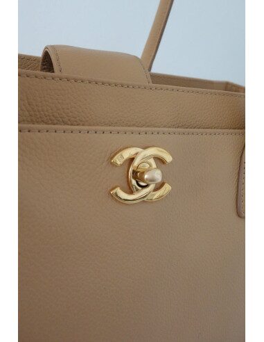 SAC CHANEL SHOPPING BEIGE