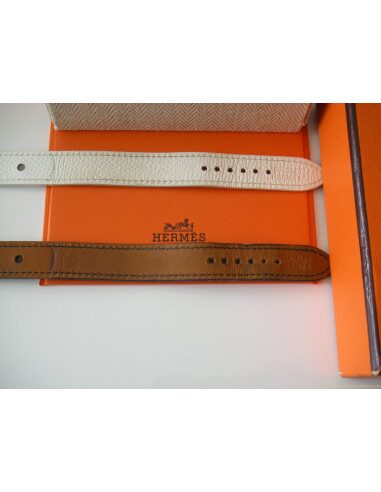 MONTRE HERMES PASSE-PASSE DAME - 2 BRACELETS