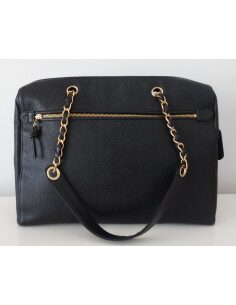 SAC CHANEL SHOPPING VINTAGE NOIR  2