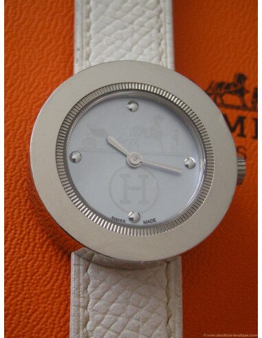 MONTRE HERMES PASSE-PASSE DAME - 2 BRACELETS