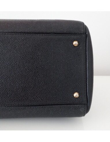 SAC CHANEL SHOPPING VINTAGE NOIR 