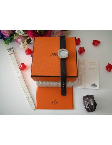 MONTRE HERMES PASSE-PASSE DAME - 2 BRACELETS