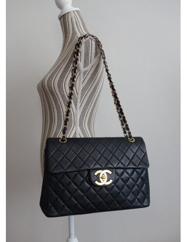 SAC CHANEL CLASSIQUE JUMBO NOIR