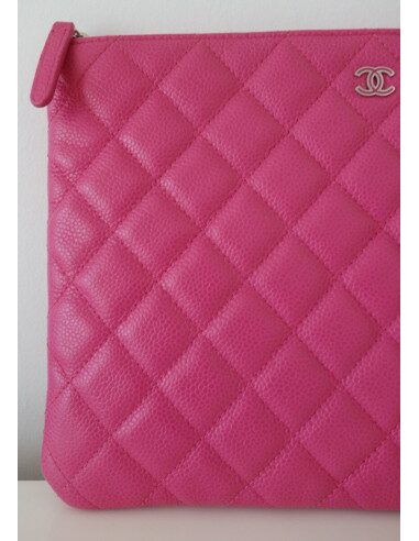 POCHETTE CHANEL CUIR CAVIAR
