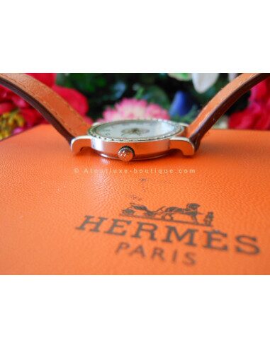 MONTRE HERMES SELLIER ACIER