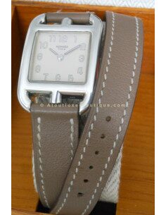 MONTRE HERMES CAPE COD PM DOUBLE TOUR ETOUPE