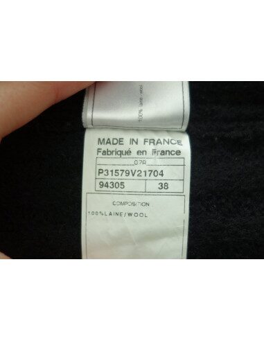 VESTE CHANEL EN LAINE T.38fr